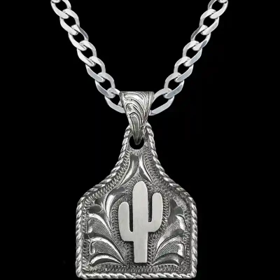 Juniper Cow Tag Necklace